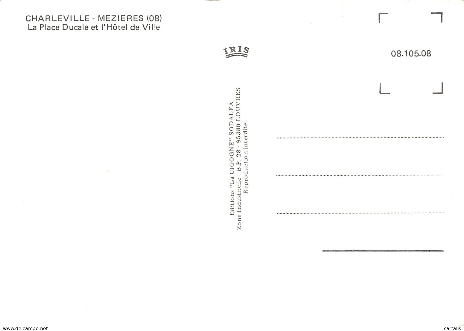 08-CHARLEVILLE MEZIERES-N° 4383-B/0195 - Charleville