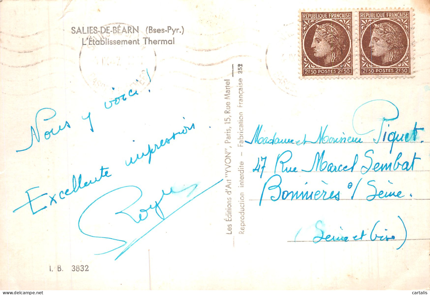 64-SALIES DE BEARN-N° 4384-A/0253 - Salies De Bearn