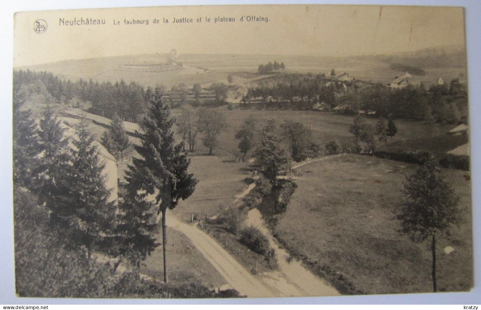 BELGIQUE - LUXEMBOURG - NEUFCHÂTEAU - Le Faubourg De La Justice Et Le Plateau D'Offaing - 1923 - Neufchateau