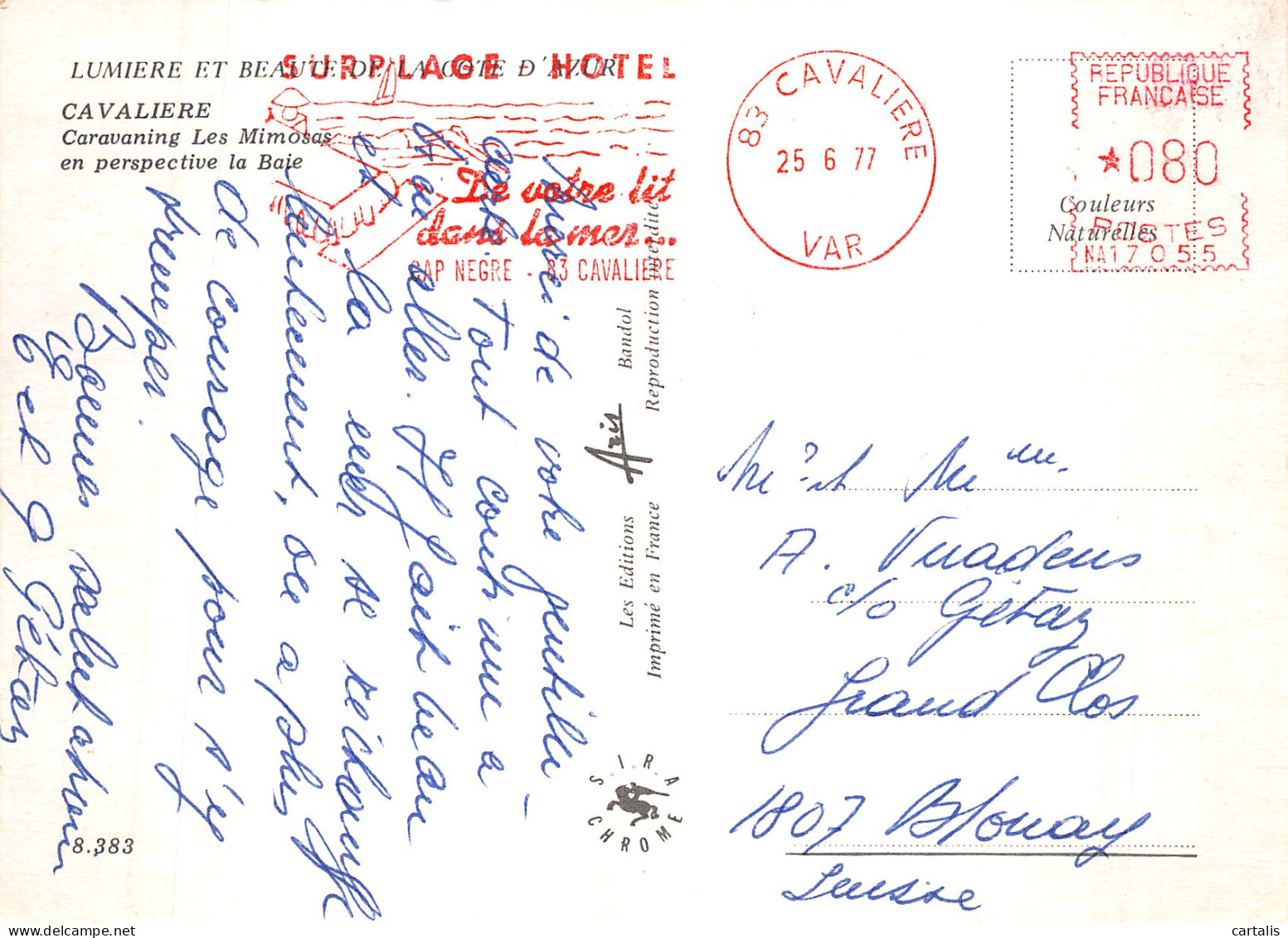 83-CAVALIERE-N° 4383-D/0335 - Cavalaire-sur-Mer