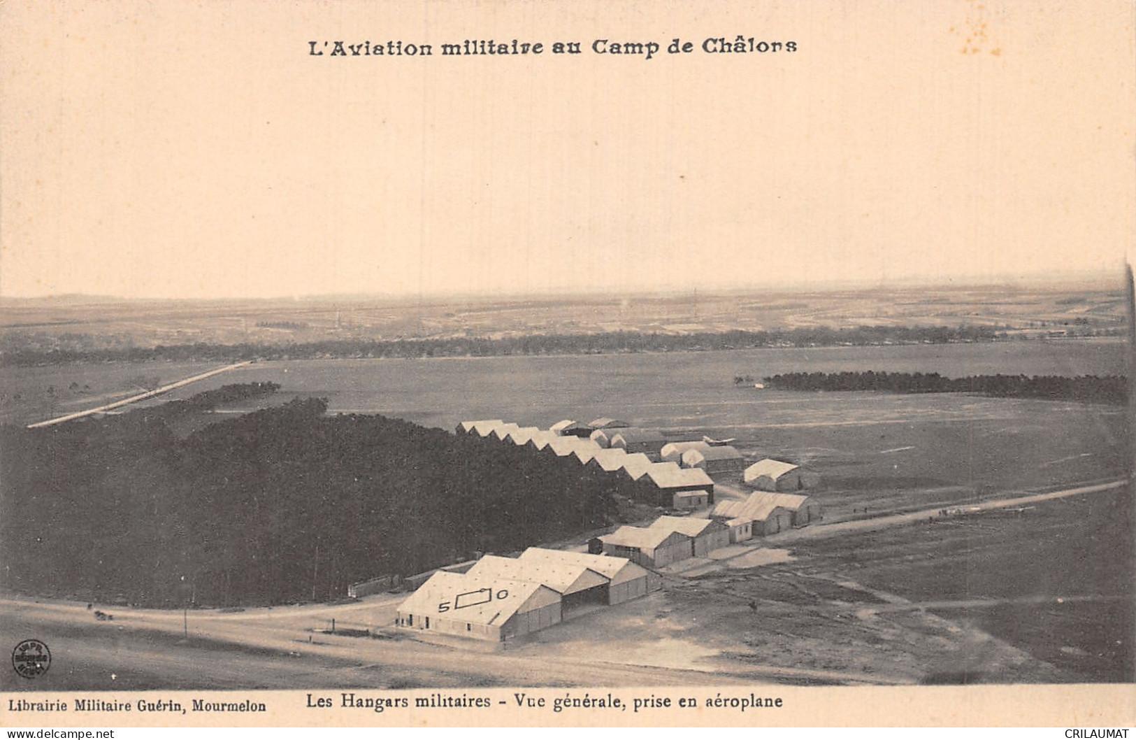 51-CAMP DE CHALONS LES HANGARS MILITAIRES-N°T5066-H/0083 - Camp De Châlons - Mourmelon