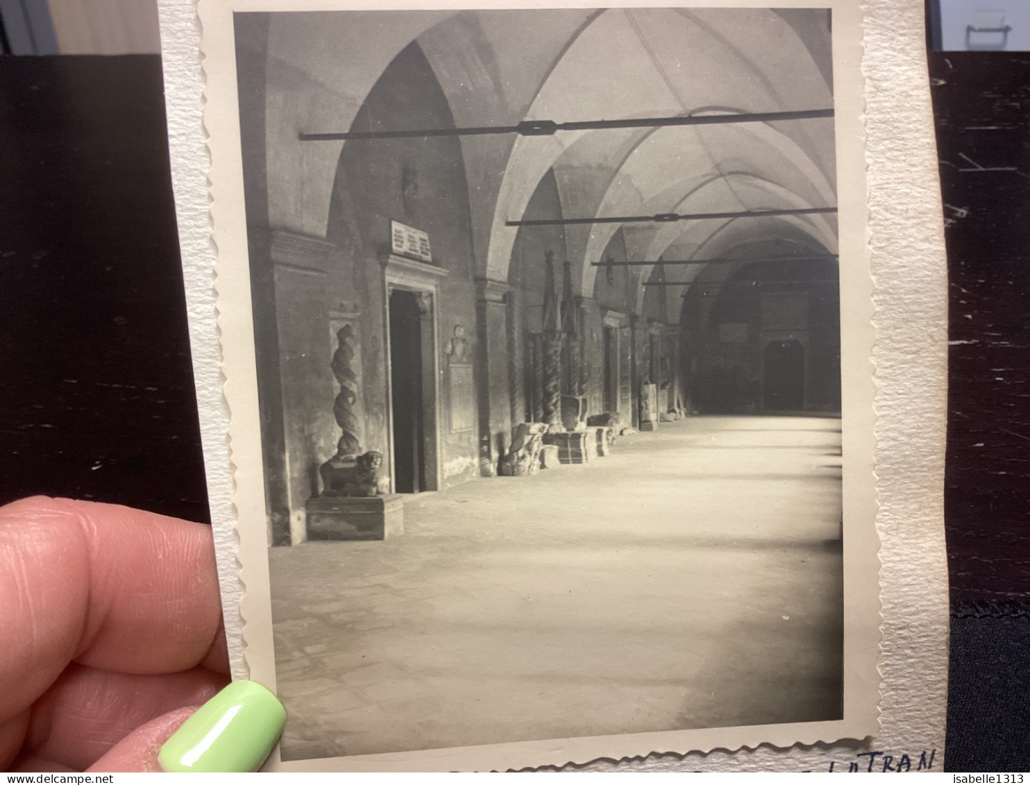 Photo Snapshot 1930 40 ITALIE ROME Rome - Basilique De Saint Jean De Latran - Cloître - Places