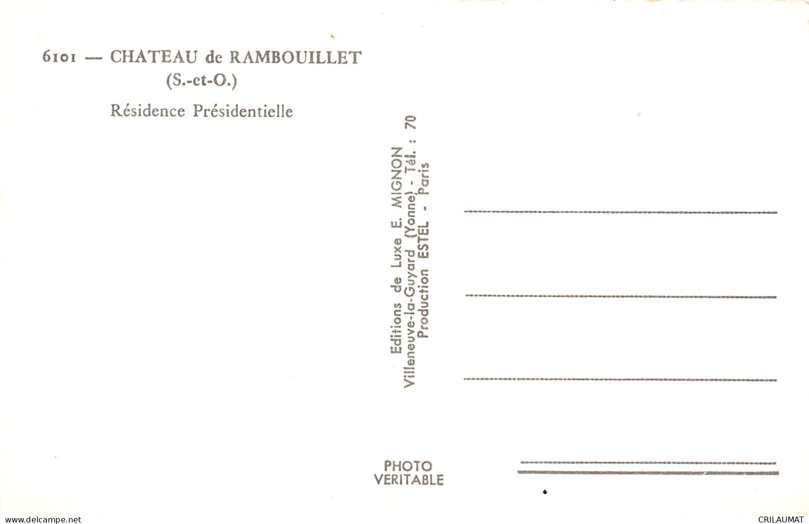 78-RAMBOUILLET-N°T5066-G/0067 - Rambouillet