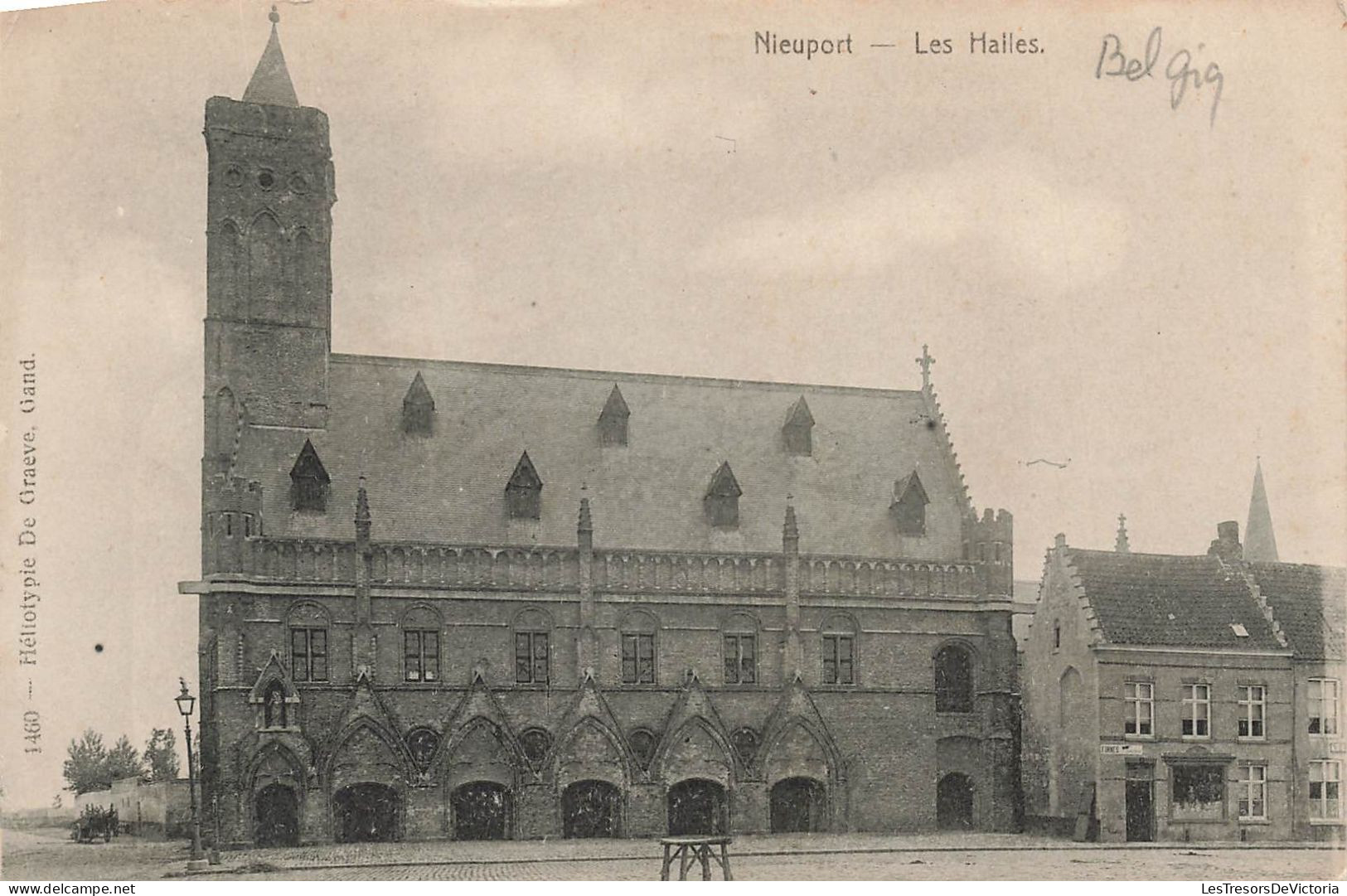 BELGIQUE - Nieuport - Les Halles - Héliotypie De Graeve - Carte Postale Ancienne - Nieuwpoort