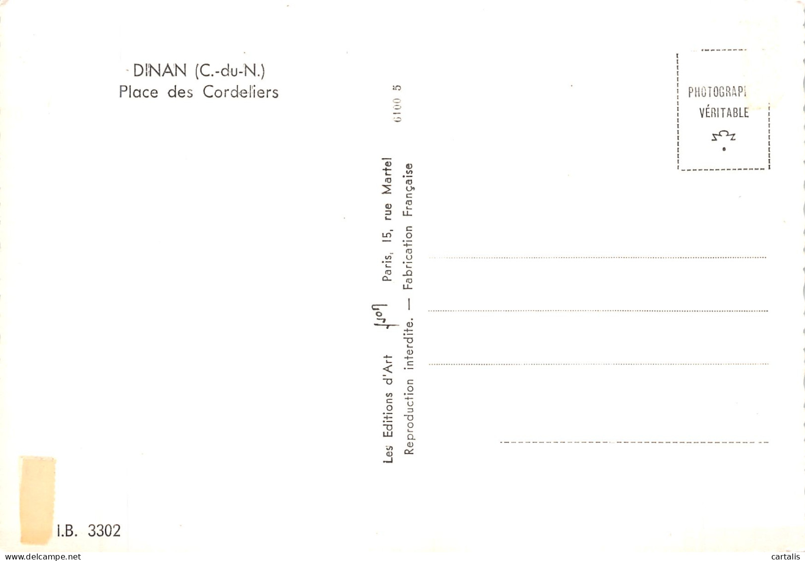22-DINAN-N° 4384-B/0185 - Dinan