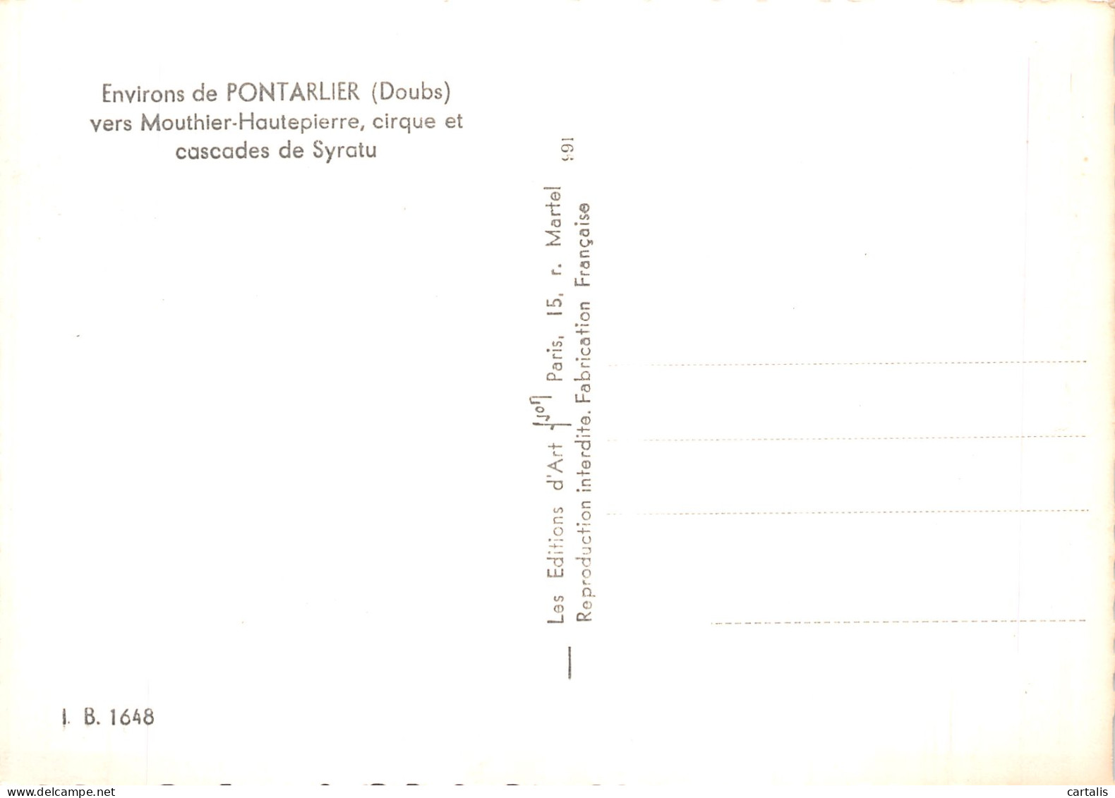 25-CIRQUE ET CASCADES DE SYRATU ENVIRONS DE PONTARLIER-N° 4385-B/0247 - Autres & Non Classés