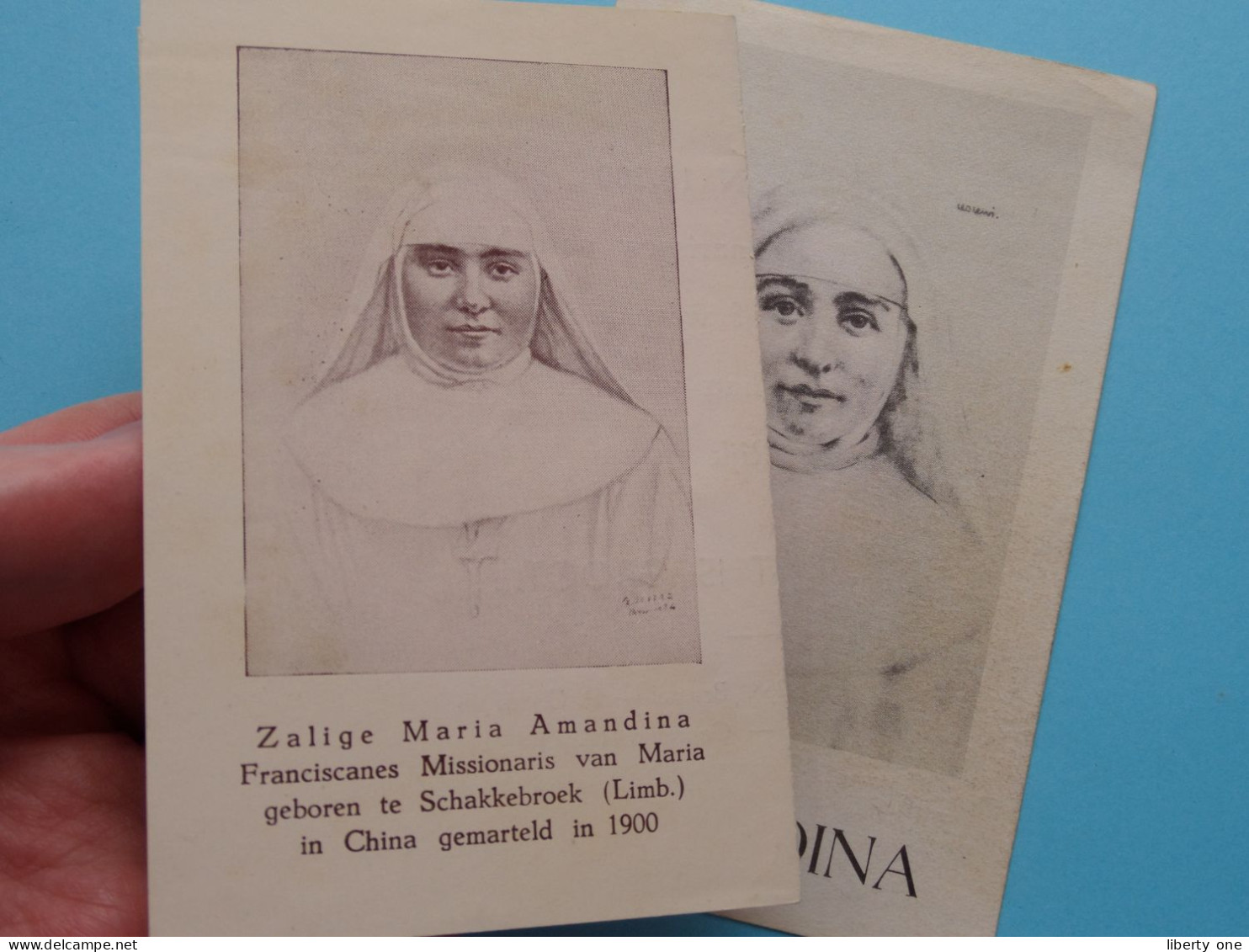 Zalige Maria AMANDINA ( Schakkebroek ) Franciscanessen Missie Van Maria ( Gemarteld In China In 1900 ) Gebed ! - Heiligen