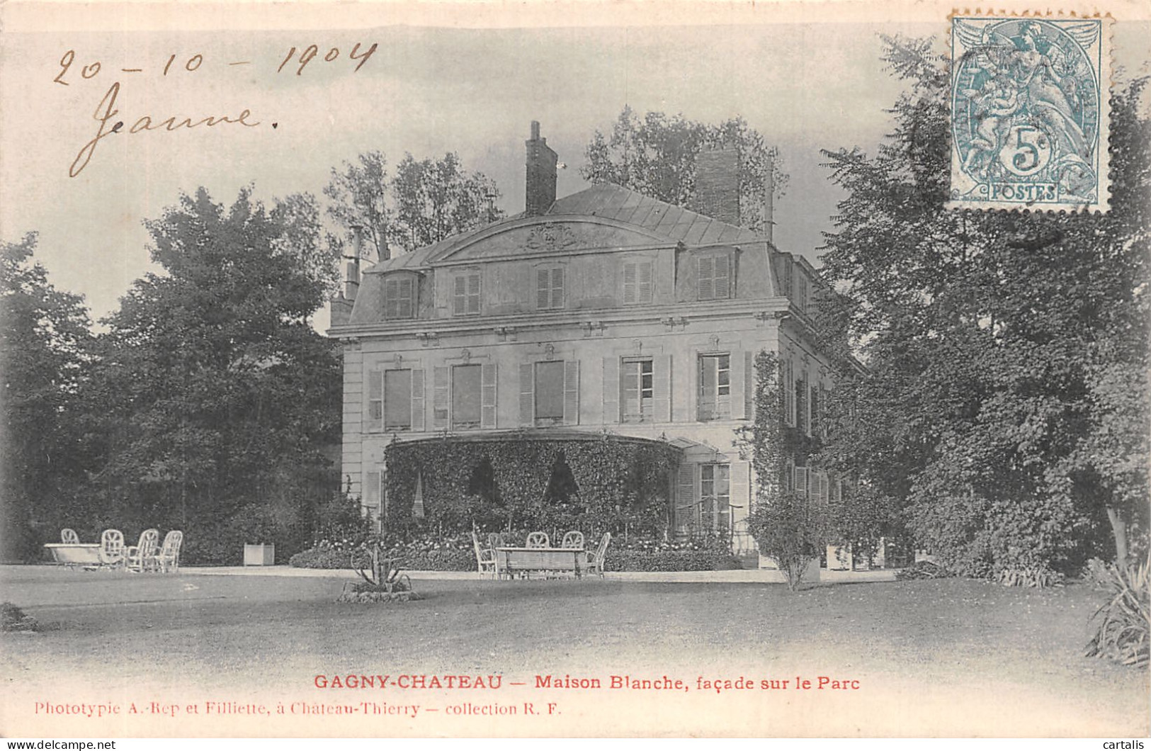 93-GAGNY CHATEAU-N° 4384-E/0301 - Gagny