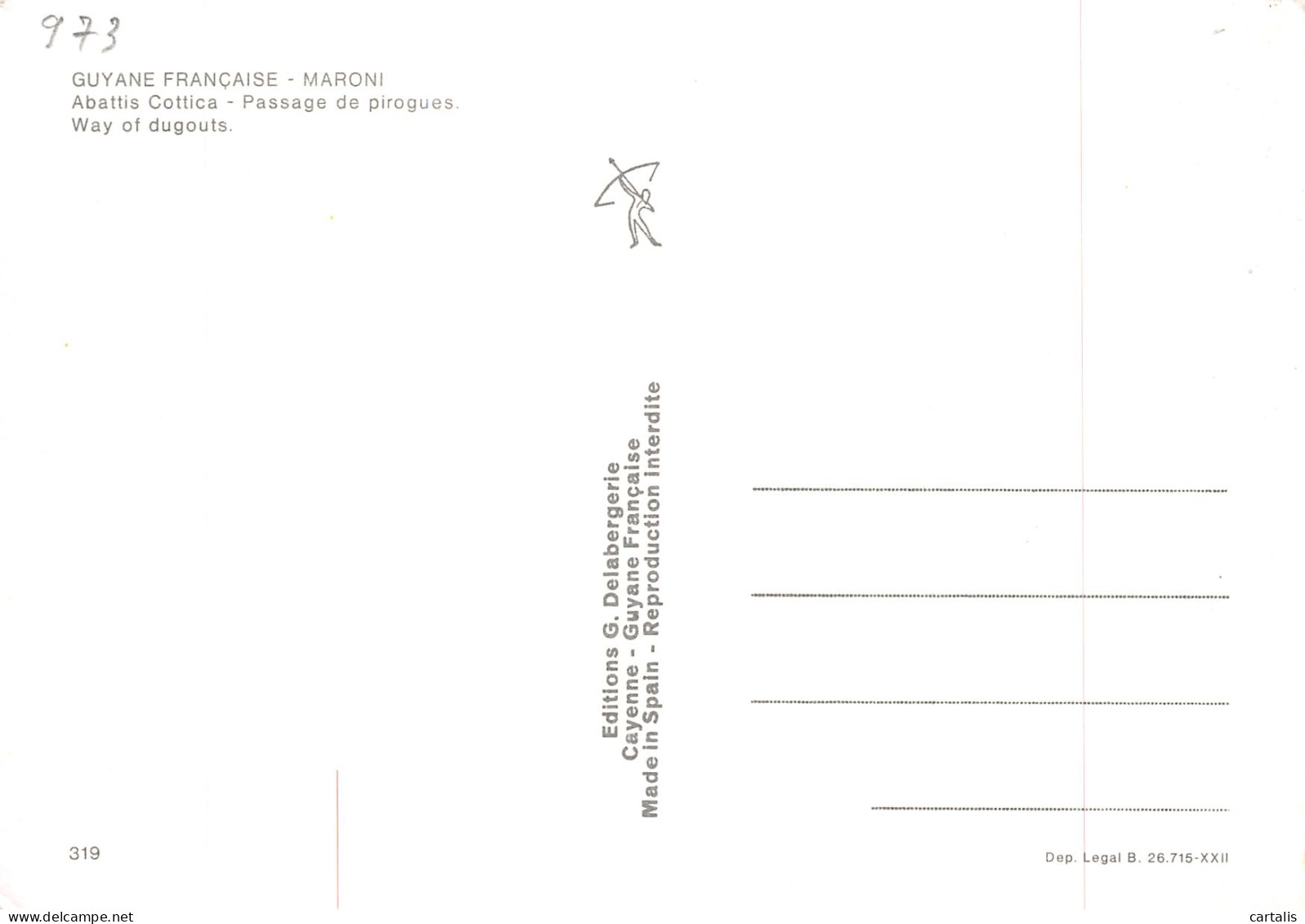 973-GUYANE MARONI-N° 4385-D/0137 - Altri & Non Classificati