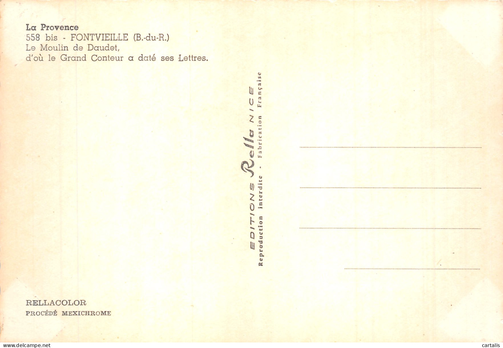 13-FONTVIEILLE-N° 4385-C/0049 - Fontvieille