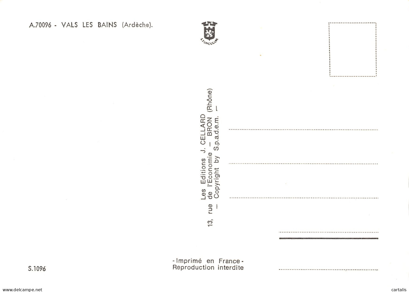 07-VALS LES BAINS-N° 4386-B/0203 - Vals Les Bains