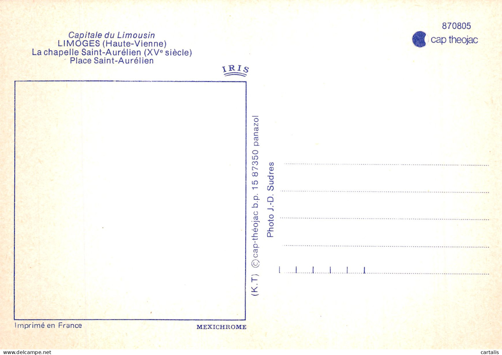 87-LIMOGES-N° 4386-B/0089 - Limoges