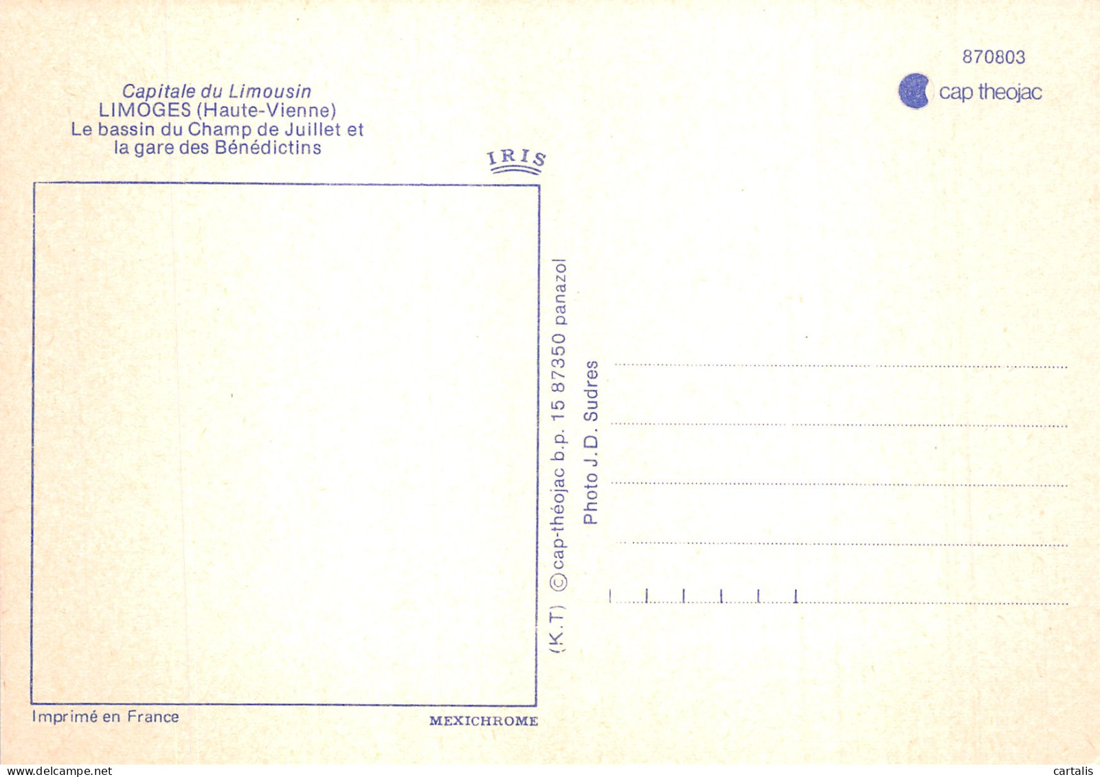 87-LIMOGES-N° 4386-B/0091 - Limoges