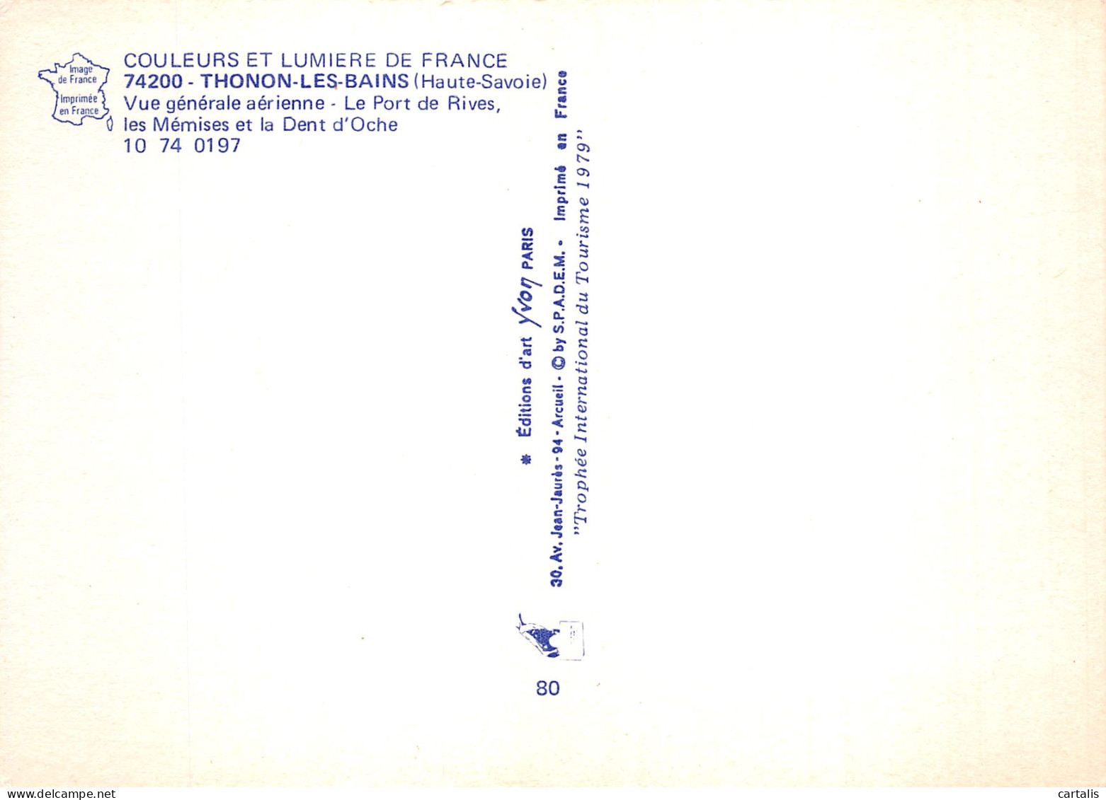 74-THONON LES BAINS-N° 4386-A/0377 - Thonon-les-Bains