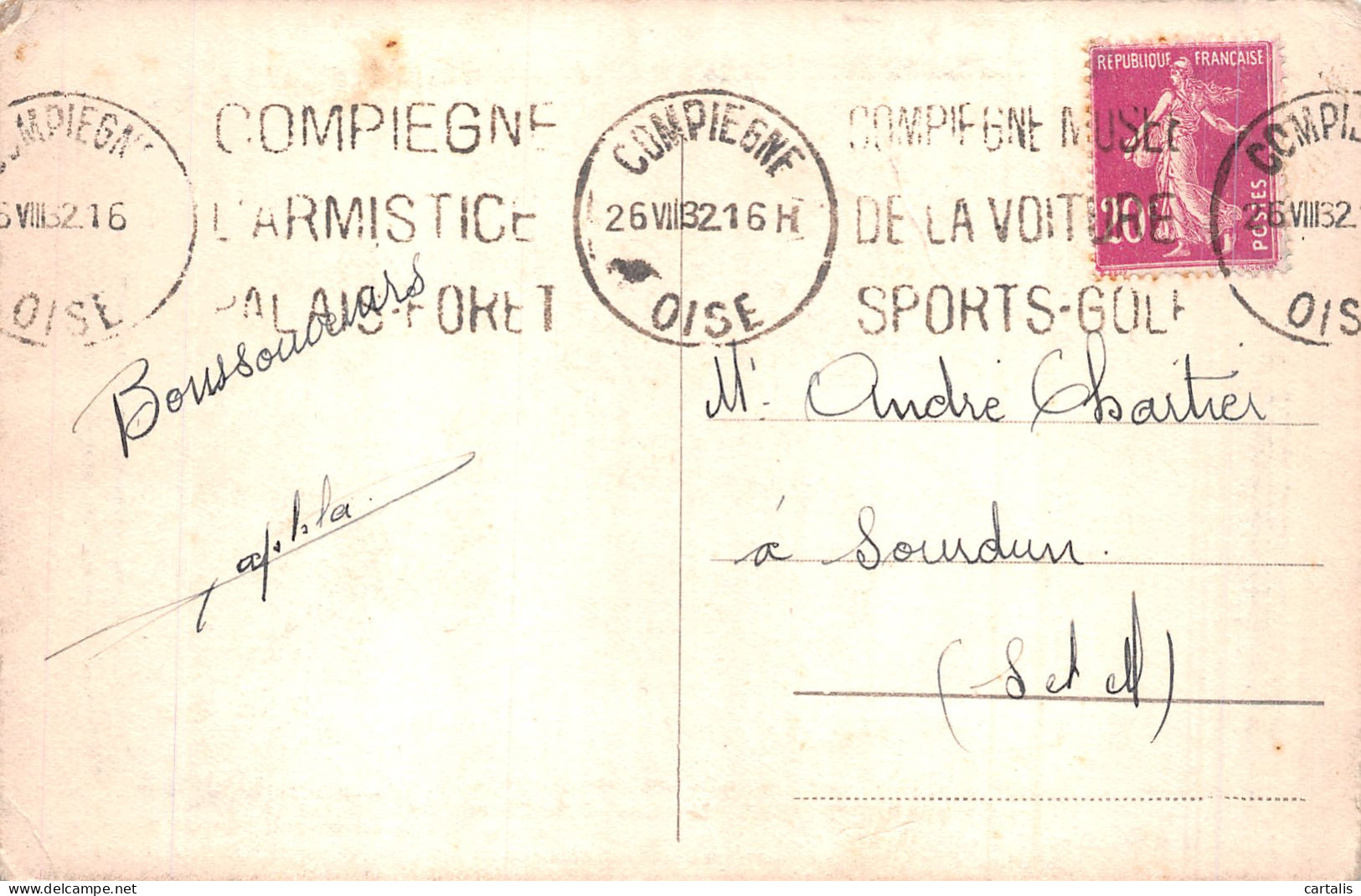 60-RETHONDES-N° 4385-E/0365 - Rethondes