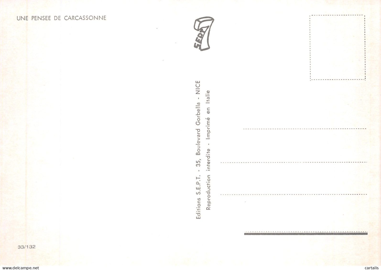 11-CARCASSONNE-N° 4386-D/0213 - Carcassonne