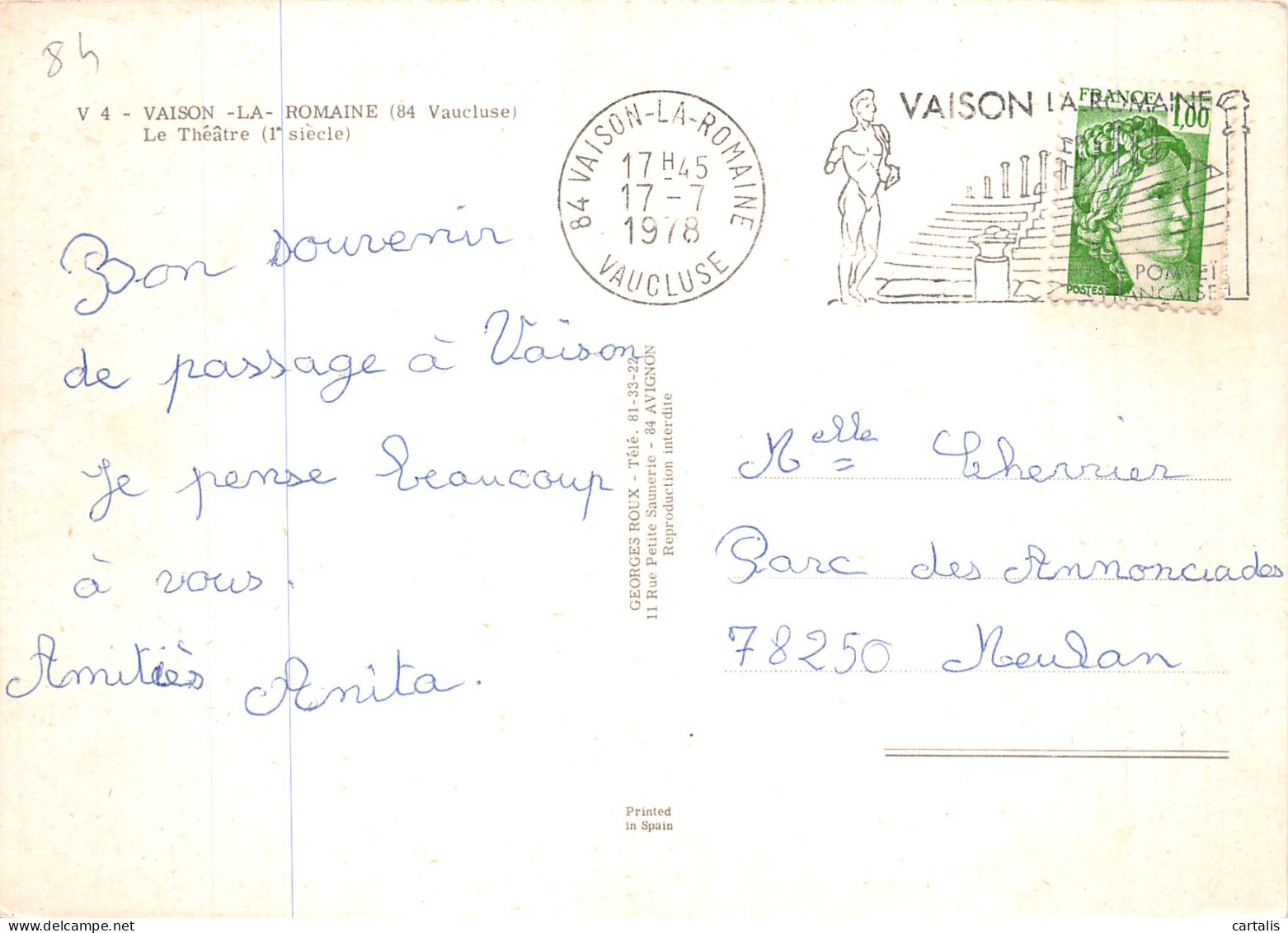 84-VAISON LA ROMAINE-N° 4386-C/0101 - Vaison La Romaine