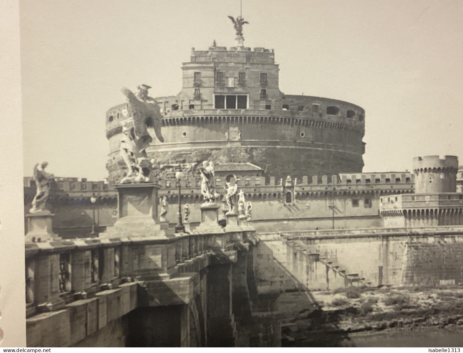 Photo Snapshot 1930 40 ITALIE ROME Château Saint-Ange - Places