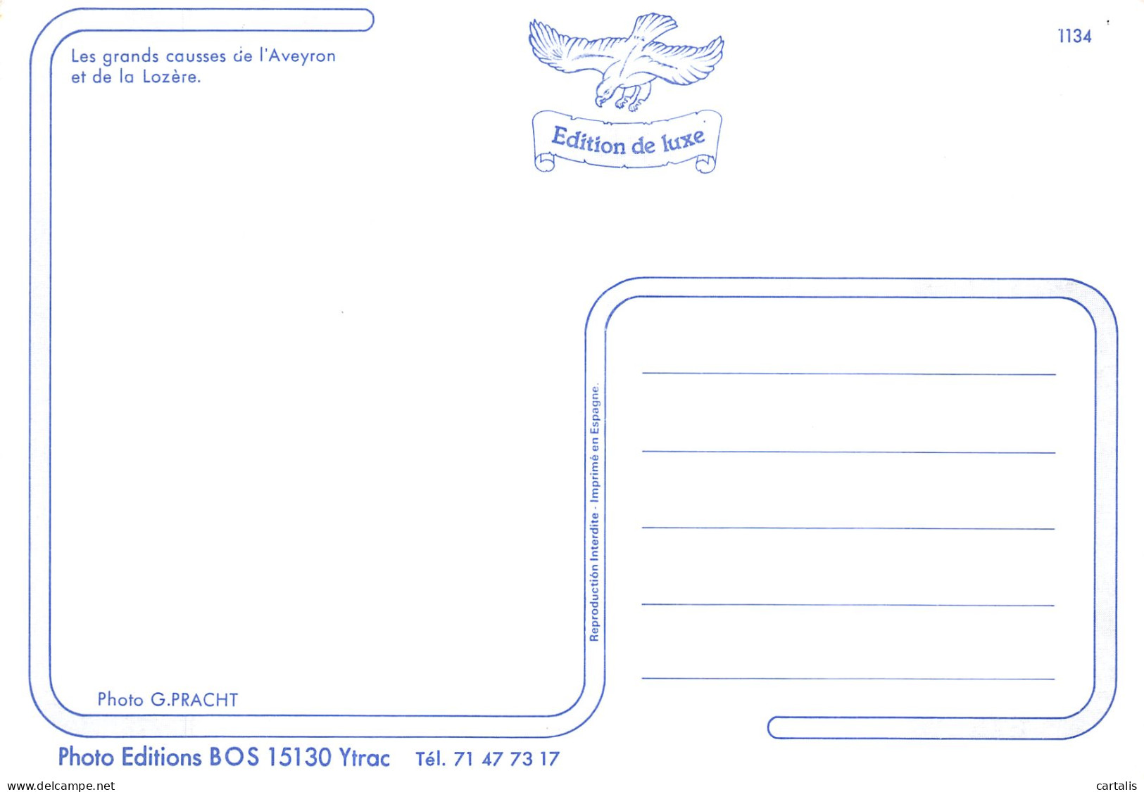 12-LES GRANDS CAUSSES DE L AVEYRON-N° 4387-D/0379 - Sonstige & Ohne Zuordnung