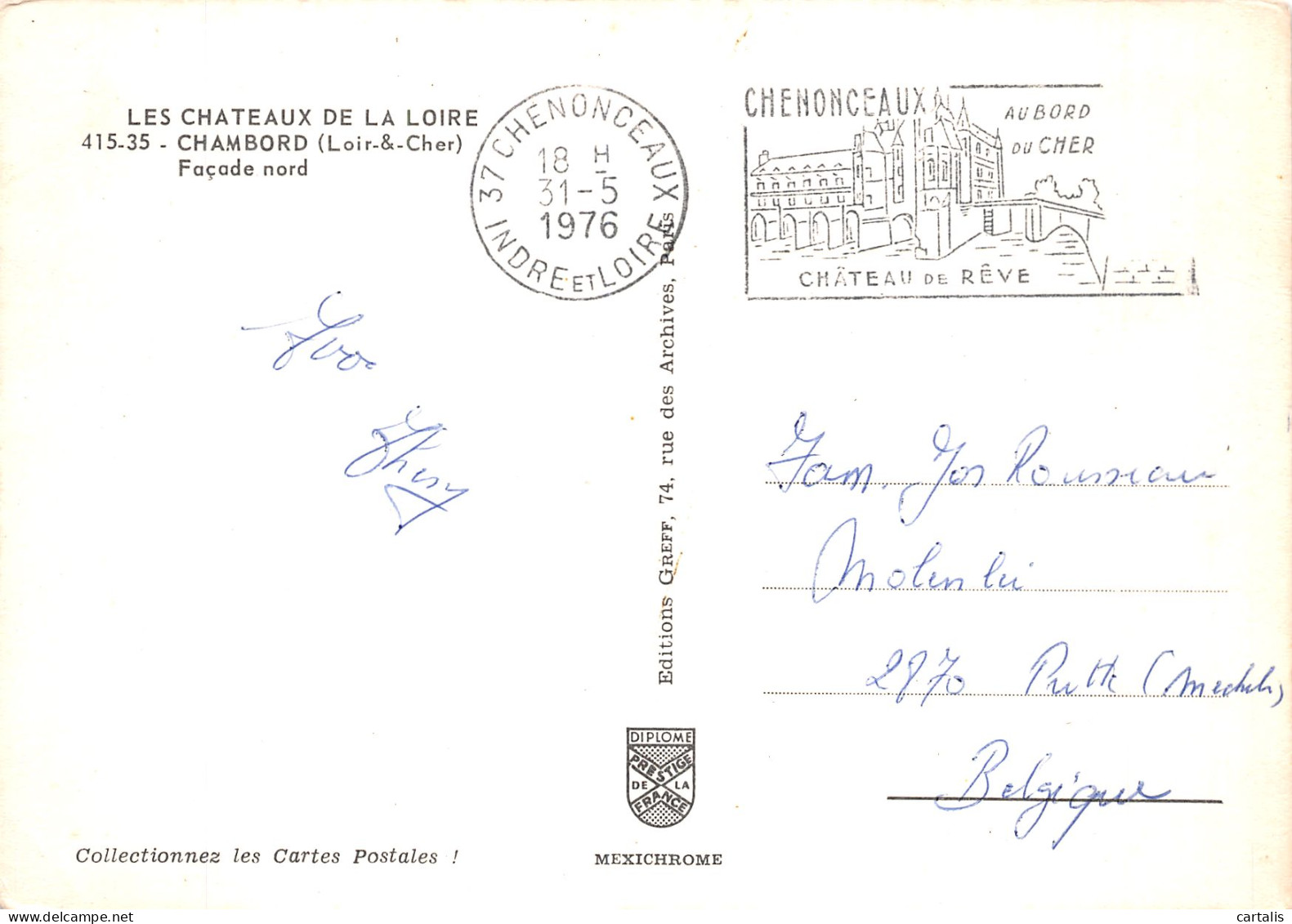 41-CHAMBORD-N° 4387-C/0299 - Chambord