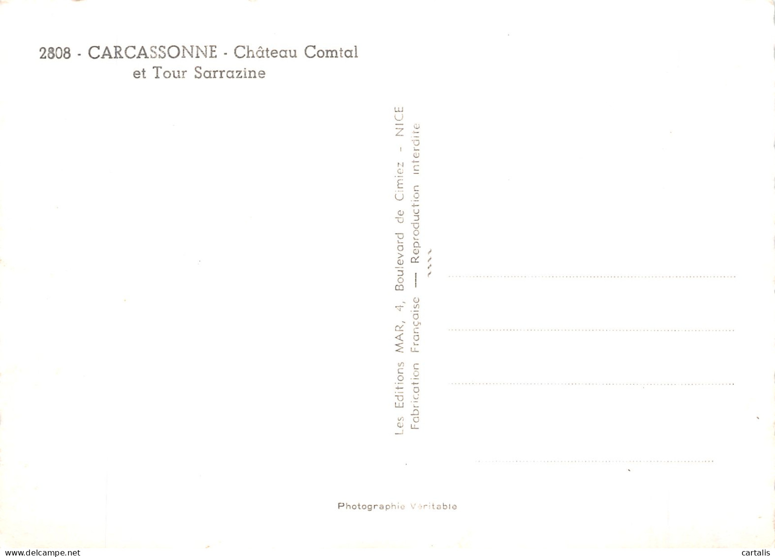 11-CARCASSONNE-N° 4388-B/0305 - Carcassonne