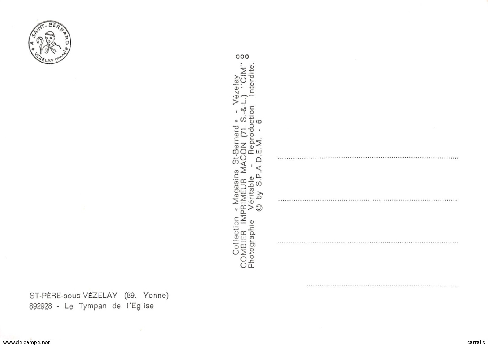 89-SAINT PERE SOUS VEZELAY-N° 4388-B/0243 - Andere & Zonder Classificatie