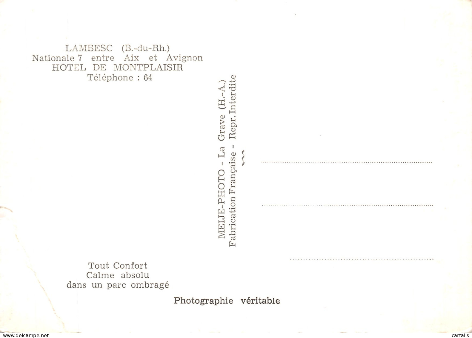 13-LAMBESC-N° 4388-A/0239 - Lambesc