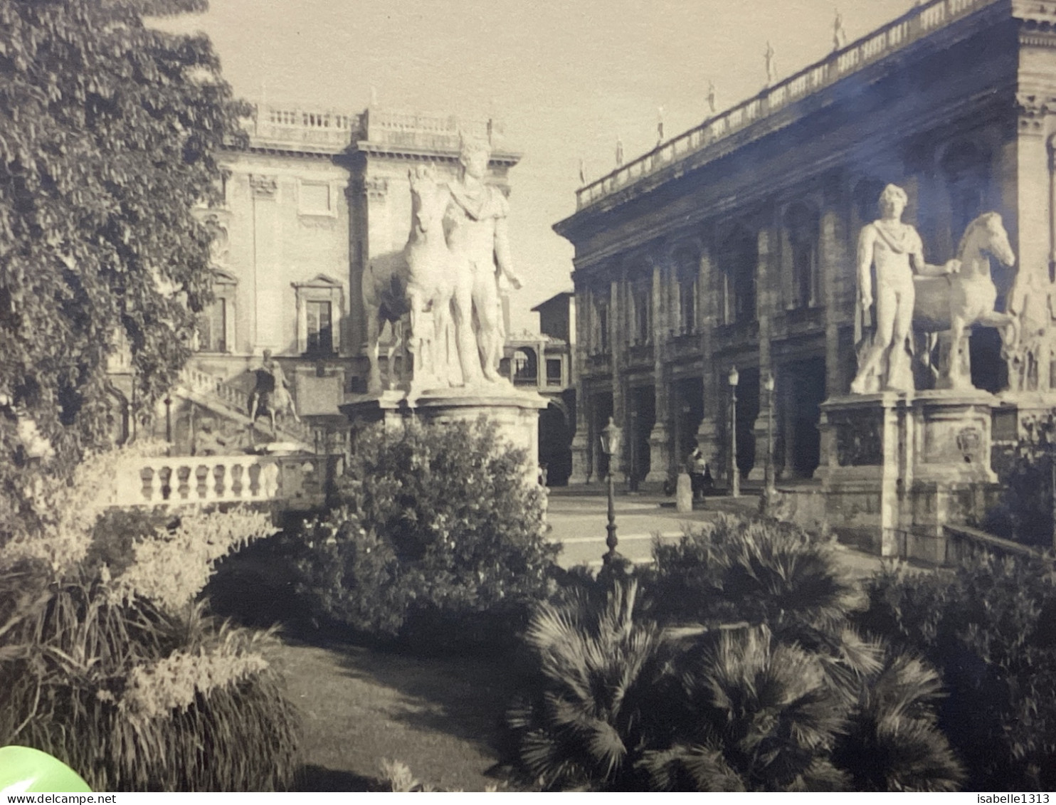 Photo Snapshot 1930 40 ITALIE ROME Place Du Capitole - Lugares