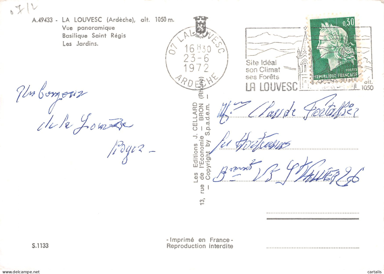 07-LA LOUVESC-N° 4388-D/0159 - La Louvesc