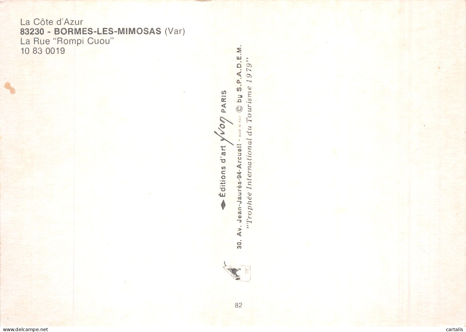 83-BORMES LES MIMOSAS-N° 4388-D/0141 - Bormes-les-Mimosas