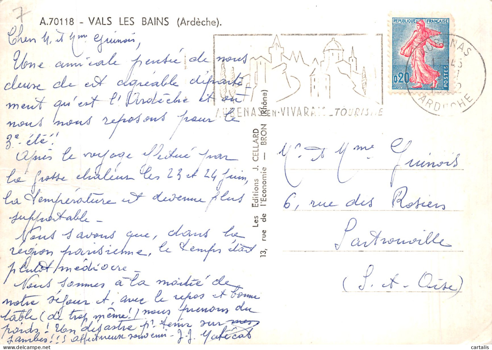 07-VALS LES BAINS-N° 4388-C/0221 - Vals Les Bains