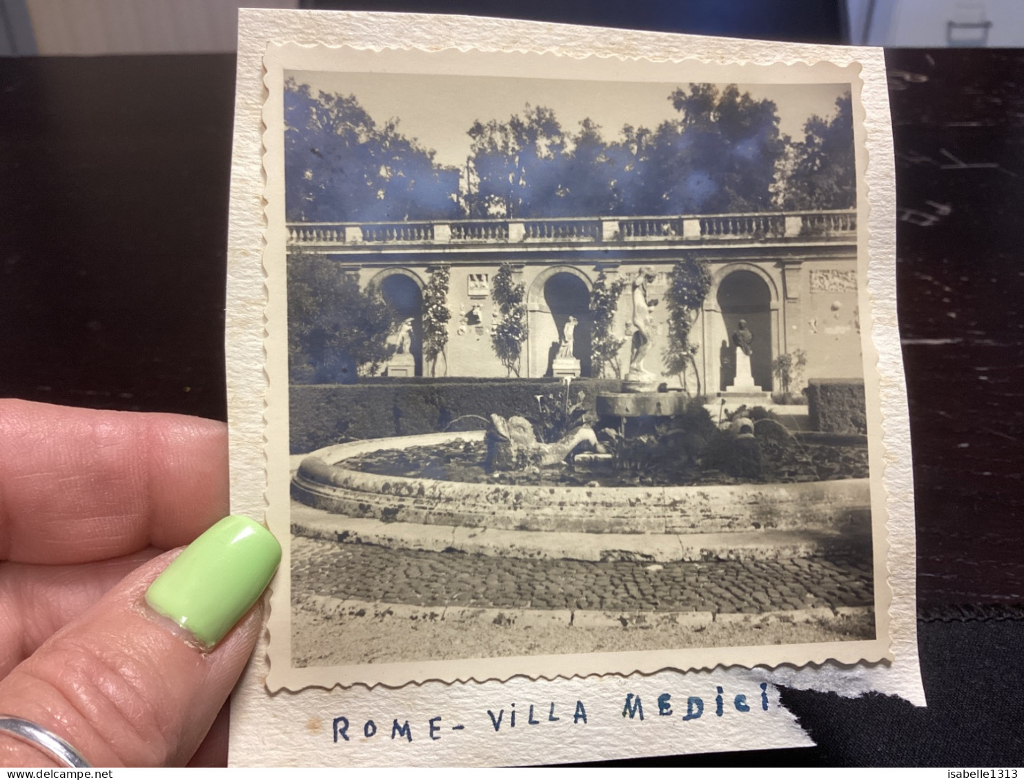 Photo Snapshot 1930 40 ITALIE ROME Villa Médicis - Lugares