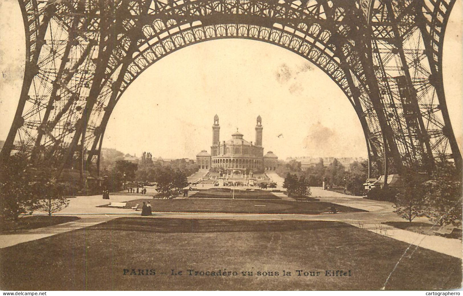 France Cpa Paris Le Trocadero - Tour Eiffel