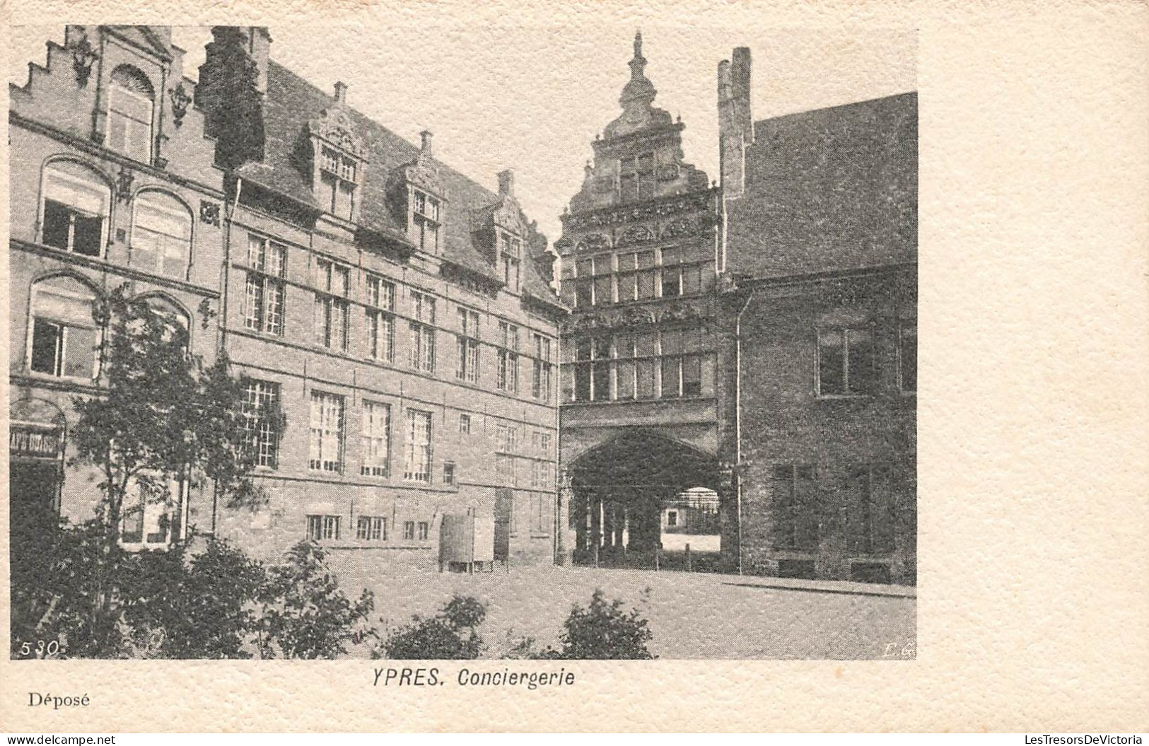 BELGIQUE - Ypres - Conciergerie -  Dos Non Divisé - Carte Postale Ancienne - Ieper