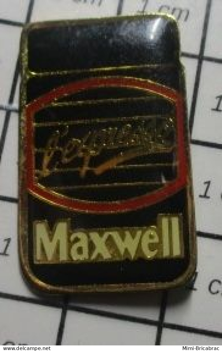 1618A Pin's Pins / Beau Et Rare /  BOISSONS / POT DE CAFE EN POUDRE MAXWELL L'EXPRESSO - Dranken