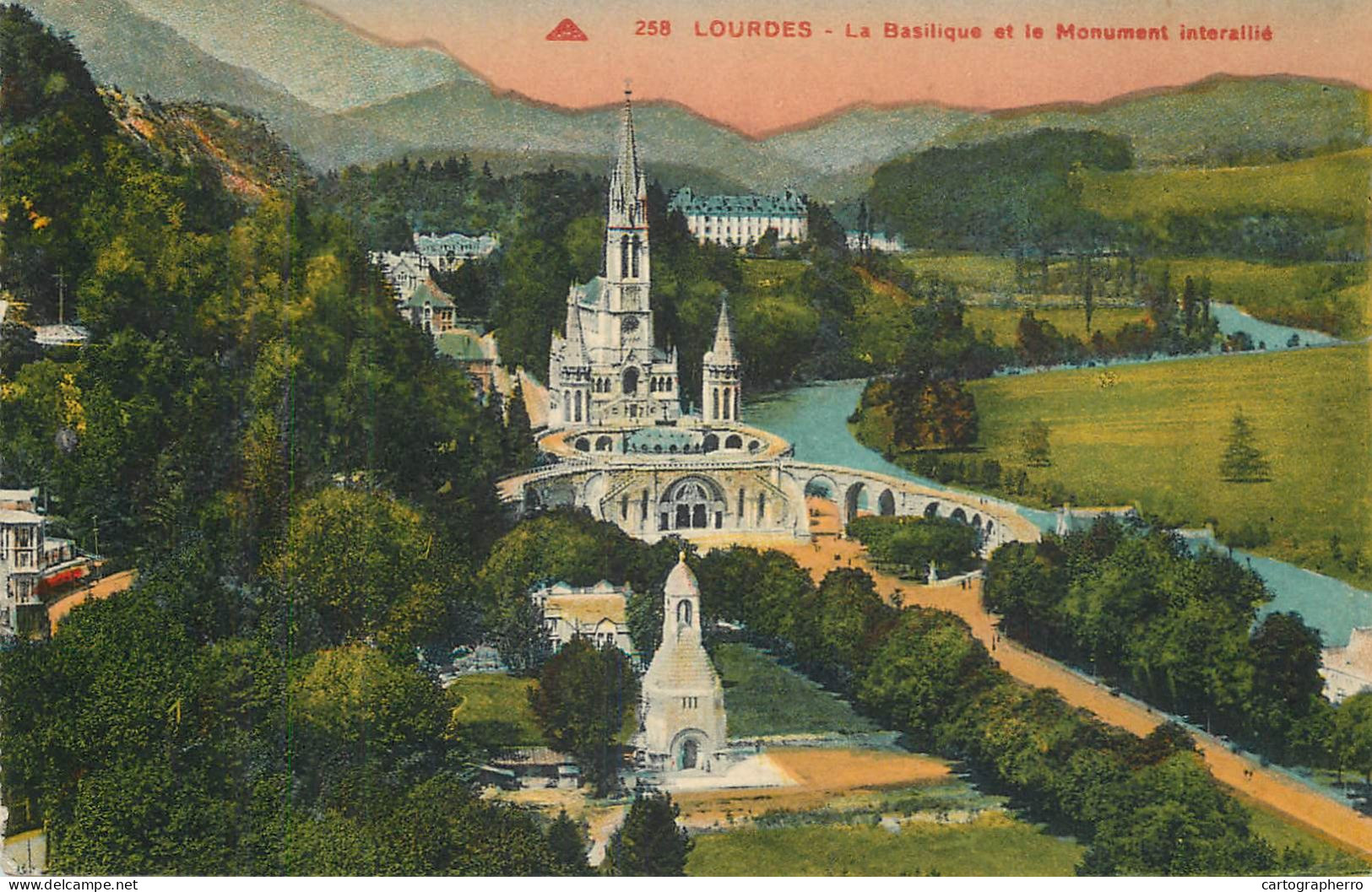 France Cpa Lourdes Basilique - Lourdes