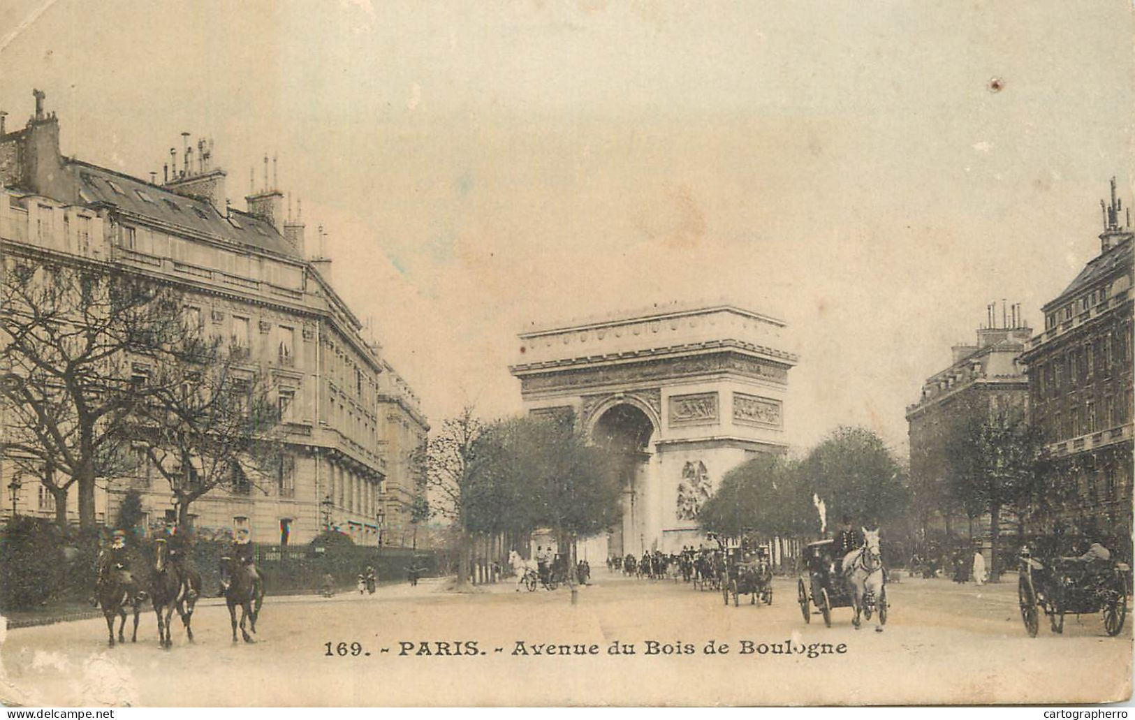 France Cpa Paris Avenue Du Bois De Boulogne - Altri Monumenti, Edifici