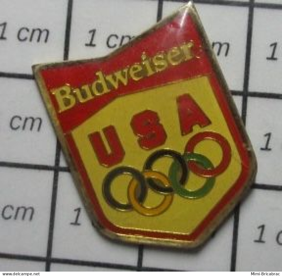 1618c Pin's Pins / Beau Et Rare / JEUX OLYMPIQUES / EQUIPE USA 88 CARBURE A LA BUDWEISER - Olympische Spelen