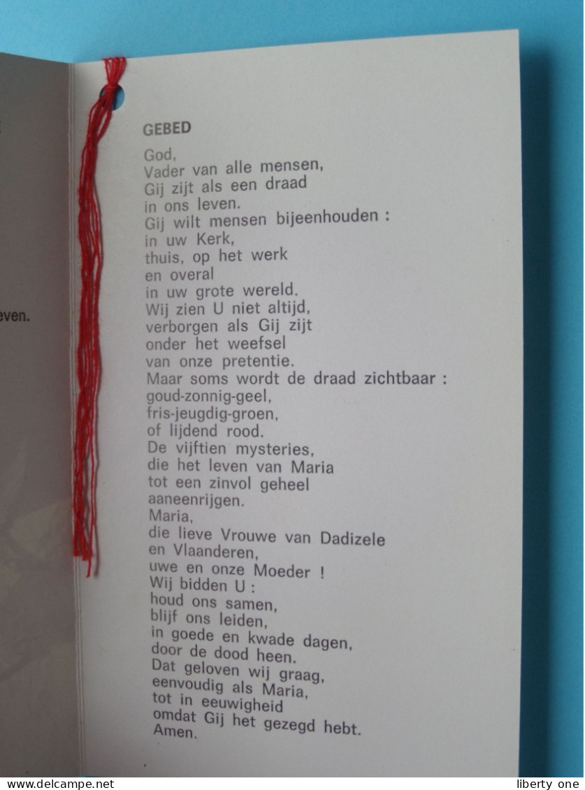 Wat Kan Het Draadje Van DADIZELE Nog Betekenen Voor Jou, Mens Van Deze Tijd ? ( Gebed ) Imp. M. De Keyzer ! - Saints