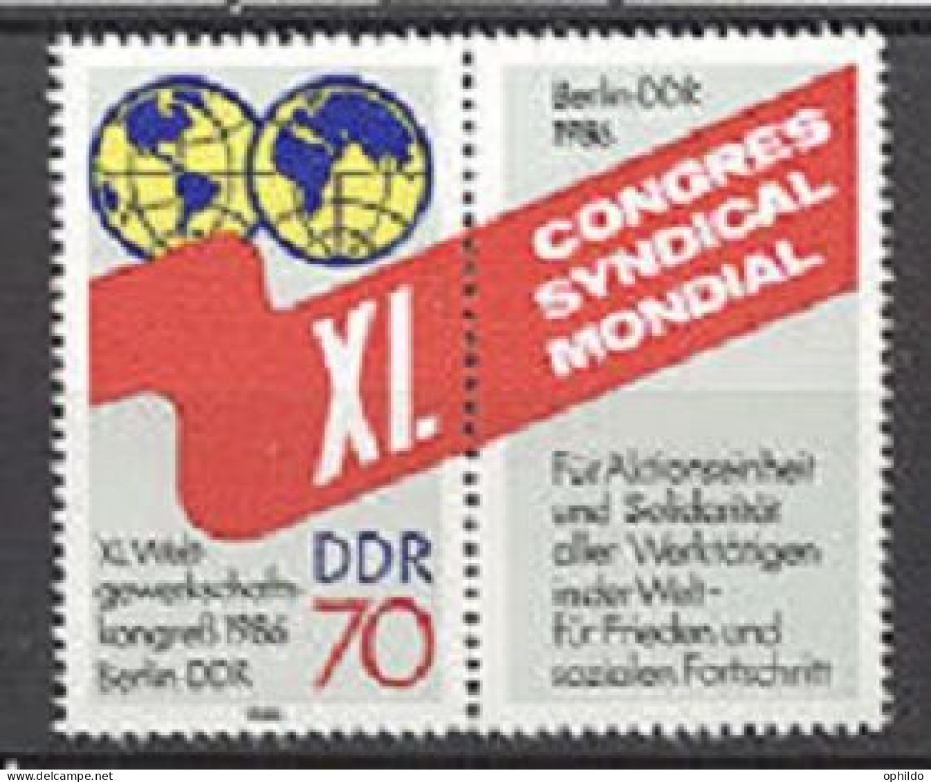 DDR   2669 Et 2670   * *  TB    - Unused Stamps