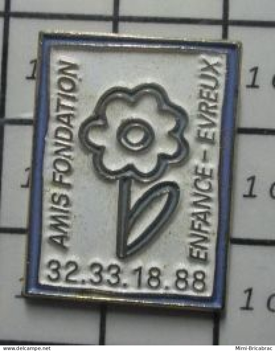 1618c Pin's Pins / Beau Et Rare : ASSOCIATIONS / AMIS FONDATION ENFANCE EVREUX - Verenigingen