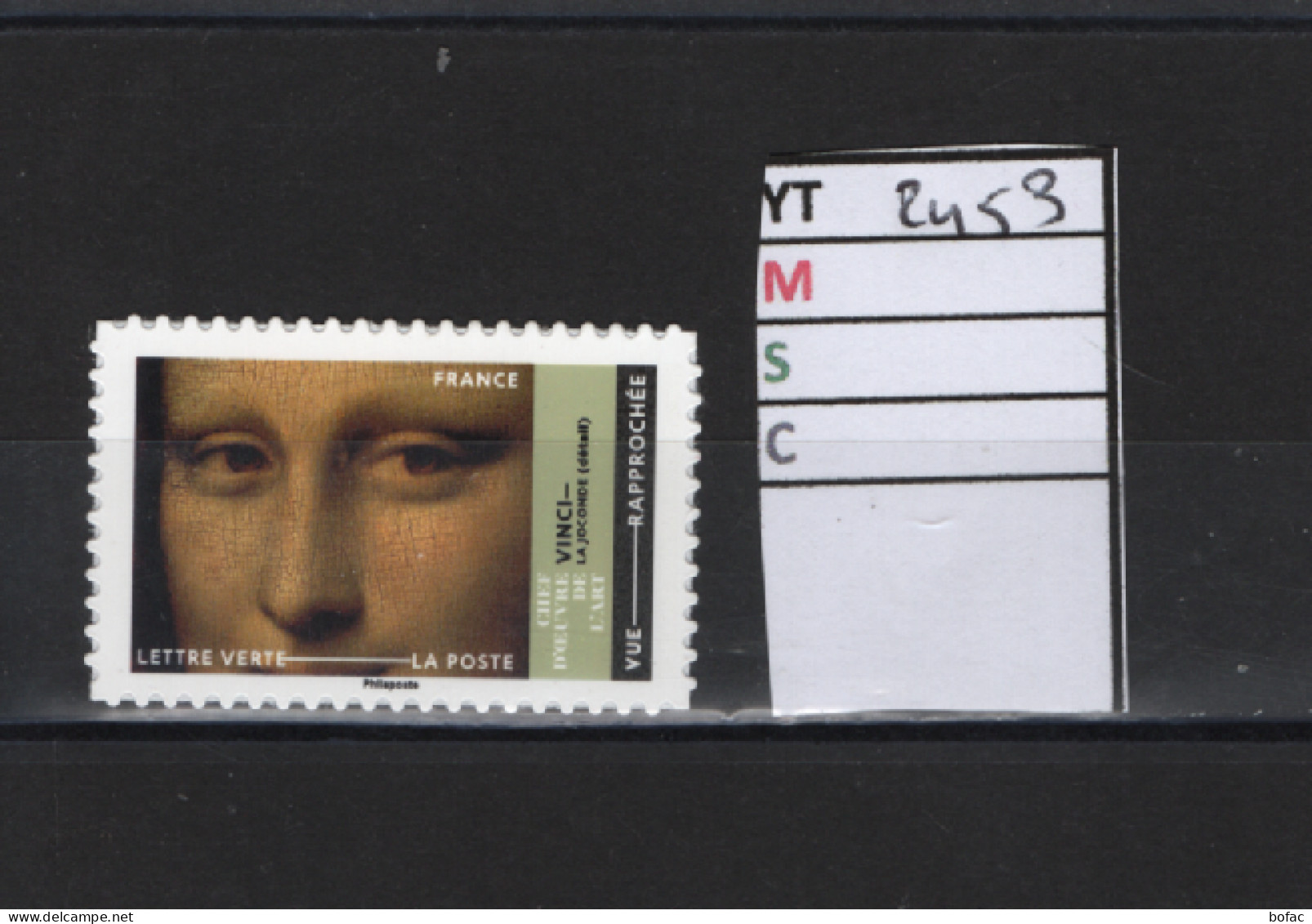 PRIX FIXE  ** 2453 YT  Autoadhésif La Joconde Léonard De Vinci Emis En Feuille De 50 Timbres  24/53 - Ungebraucht