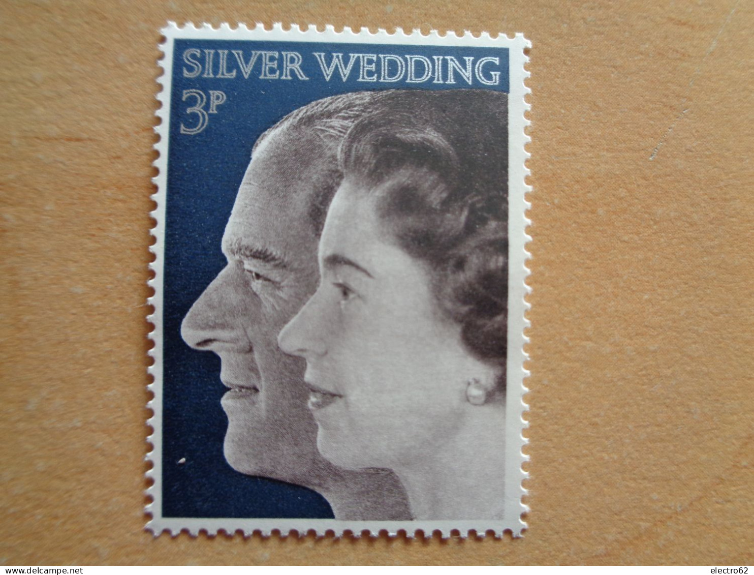 Grande Bretagne Great Britain Queen Elizabeth Prince Philip Silver Wedding Noces D'Argent Großbritannien Gran Bretagna - Koniklijke Families