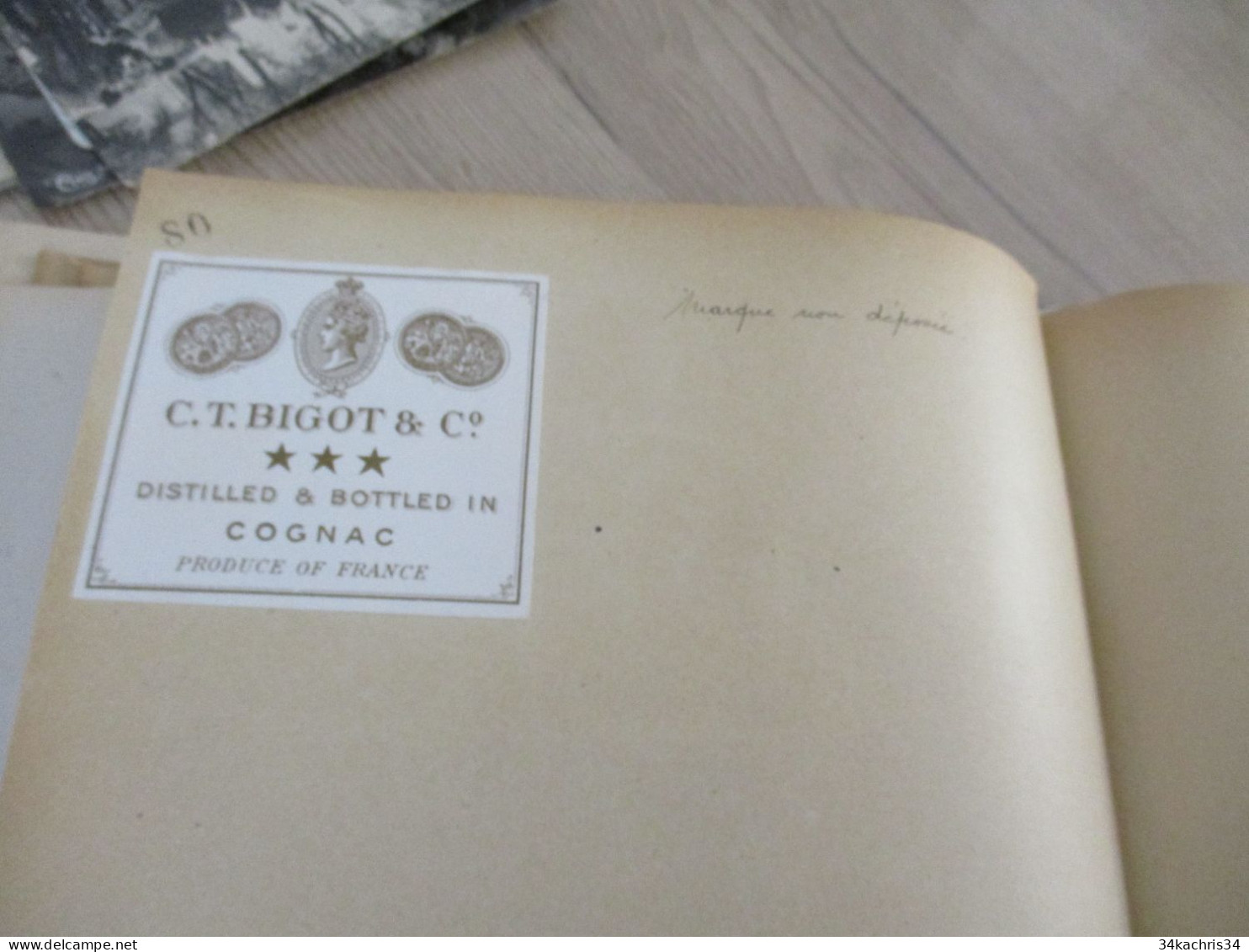 Livre des étiquettes et monopoles concédés Surtout Charente Cognac + de 100 documents