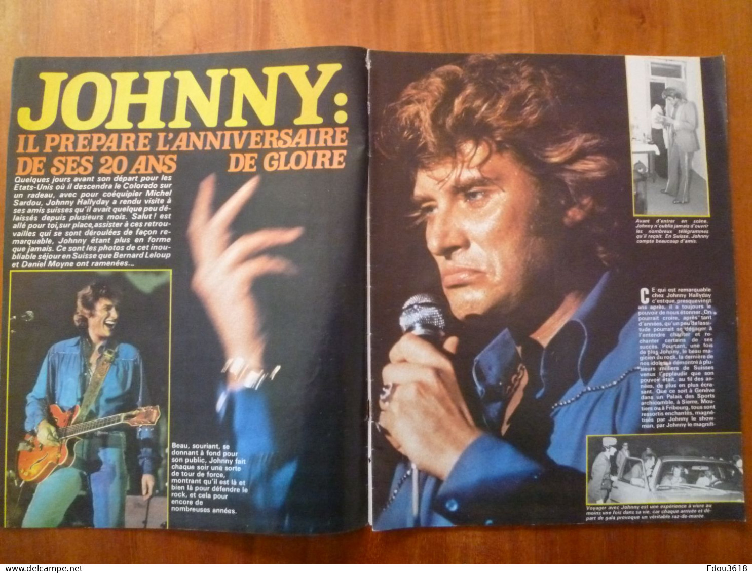 Magazine Salut N° 58 Et 65 Johnny Michel Sardou Véronique Sanson David Bowie Plastic Bertrand Voulzy Fugain Dylan Lama - Music