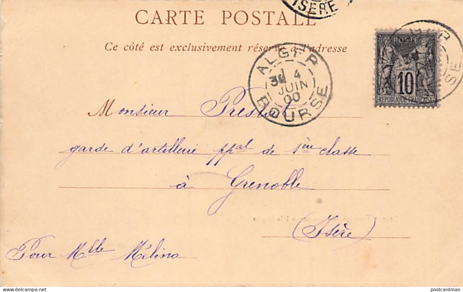 Algérie - CARTE PRÉCURSEUR Année 1900 - Sahara Algérien - Chameaux à La Séguia - Ed. Inconnu 16 - Scènes & Types