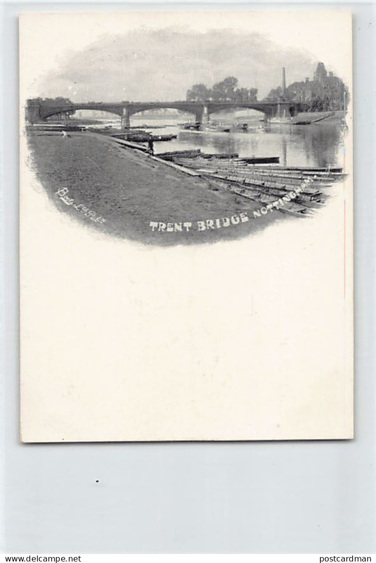 England - NOTTINGHAM - Forerunner Small Size Postcard - Trent Bridge - Publ. Boots Ltd. - Nottingham