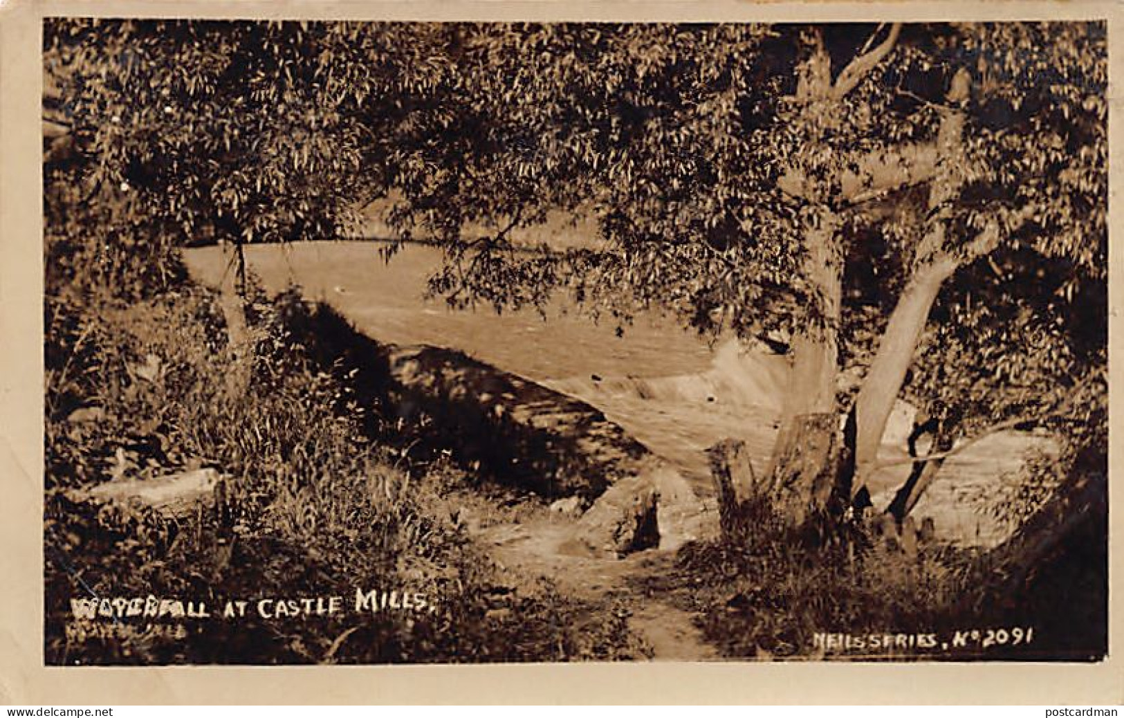 England - Yorks - Waterfall At Castle Mills - Altri & Non Classificati