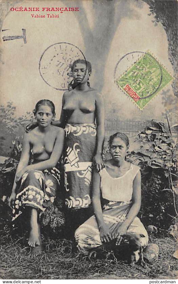 FRENCH POLYNESIA - Nude Topless Vahine Native Girls - Publ. Unknown - Polynésie Française