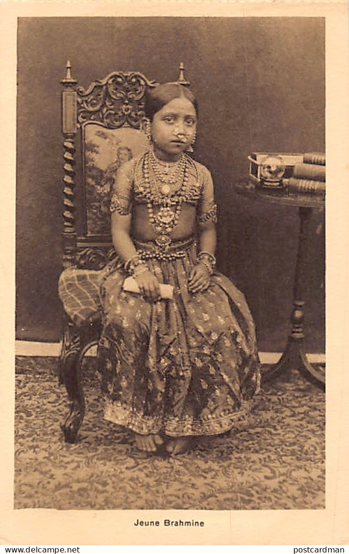India - Brahmin Girl - Publ. Foreign Missions Of Paris (France) - Indien